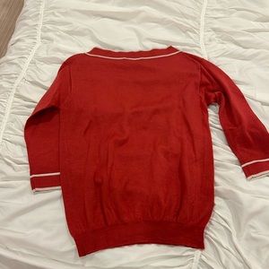 Prada red sweater